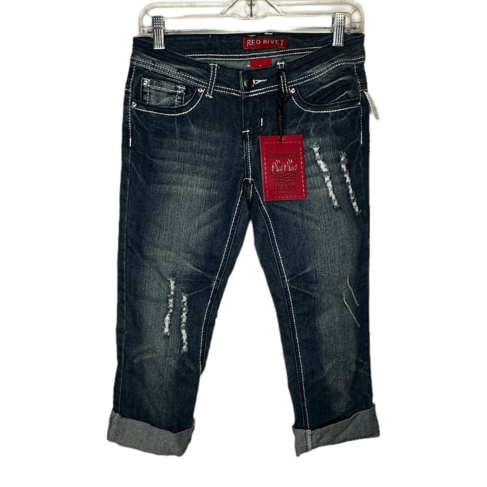 Red Rivet Jeans nwt